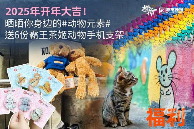 王茶姬动物手机支架……橙柿超多福利送送送爱游戏app时髦人都有的巴拉克拉法帽、霸(图4)